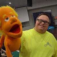 member with puppet